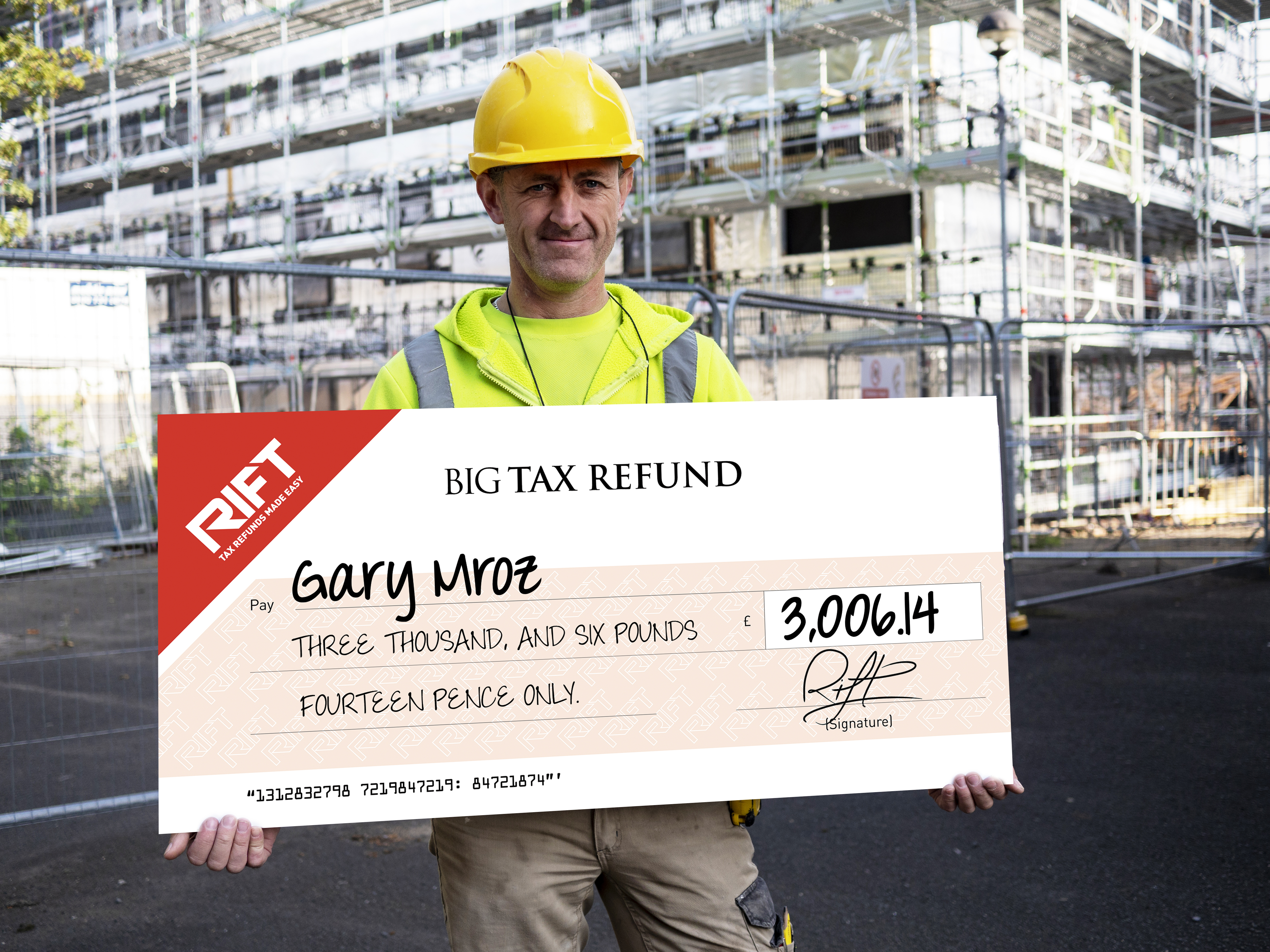 Construction Tax Rebate PAYE Tax Deduction RIFT Refunds