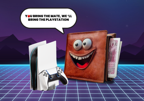 Star Prize of a Playstation 5 with accessories